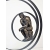 Rzeźba Mężczyzna w kole metalowa XL